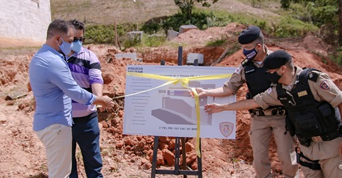 Obra do quartel de Caldas